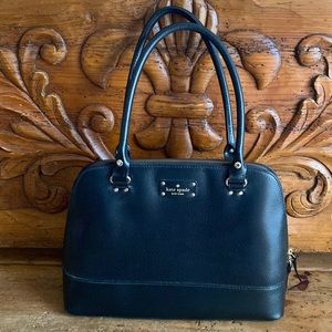 Large Kate Spade tote satchel shoulder bag handbag black